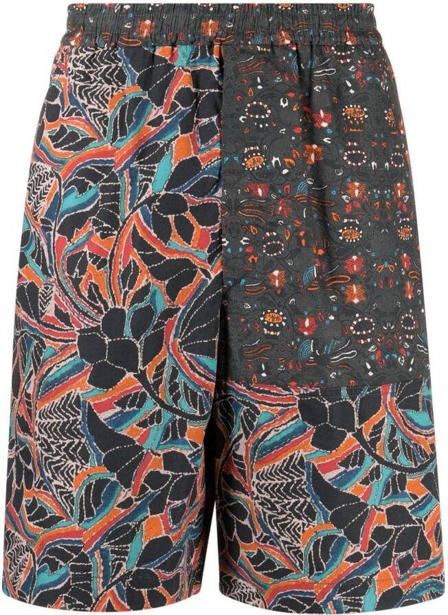 MARANT Shorts met grafische print Grijs