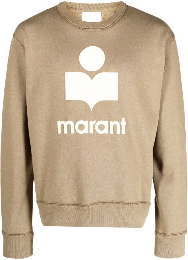 MARANT Sweater met logoprint Groen