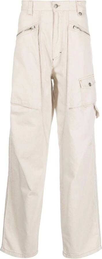 ISABEL MARANT Straight jeans Beige