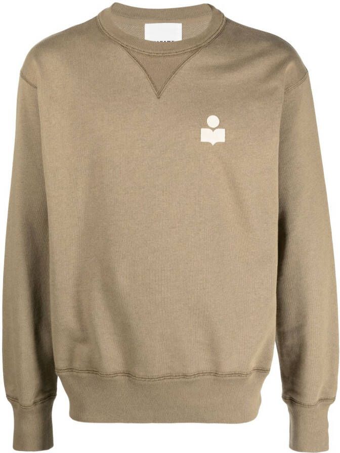 MARANT Sweater met logoprint Groen