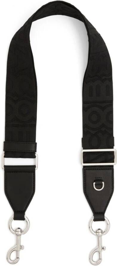 Marc Jacobs Schouderband met logo Zwart