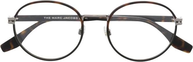 Marc Jacobs Eyewear Bril met rond montuur Bruin