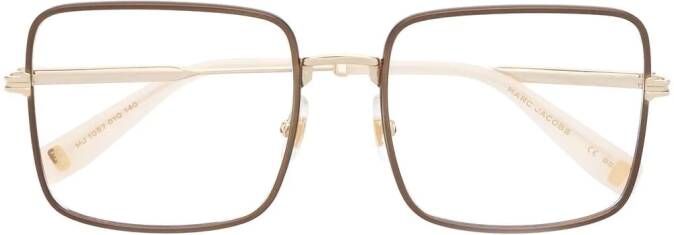 Marc Jacobs Eyewear Bril met vierkant montuur Goud