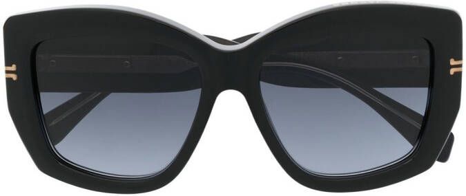 Marc Jacobs Eyewear Zonnebril met oversized montuur Zwart