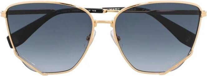 Marc Jacobs Eyewear Zonnebril met cat-eye montuur Goud