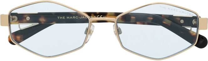 Marc Jacobs Eyewear Zonnebril met getinte glazen Goud