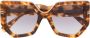 Marc Jacobs Eyewear Zonnebril met oversized montuur Beige - Thumbnail 1