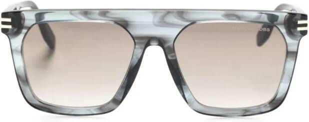 Marc Jacobs Eyewear Zonnebril met rechthoekig montuur Zwart
