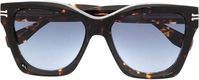 Marc Jacobs Eyewear Zonnebril met schildpadschild design Bruin
