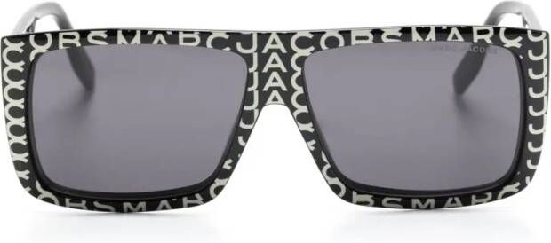Marc Jacobs Eyewear Zonnebril met vierkant montuur Zwart