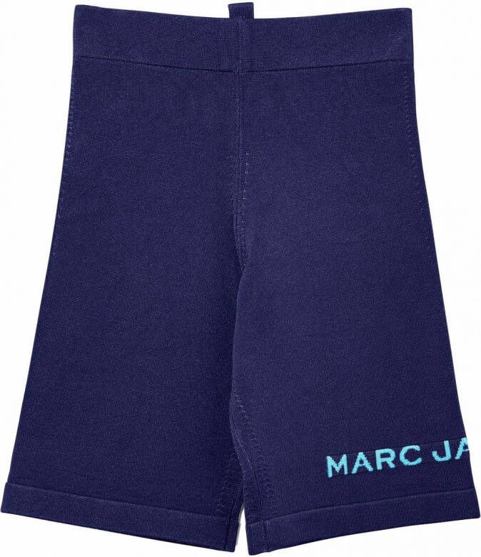 Marc Jacobs Fietsshorts met logo Blauw