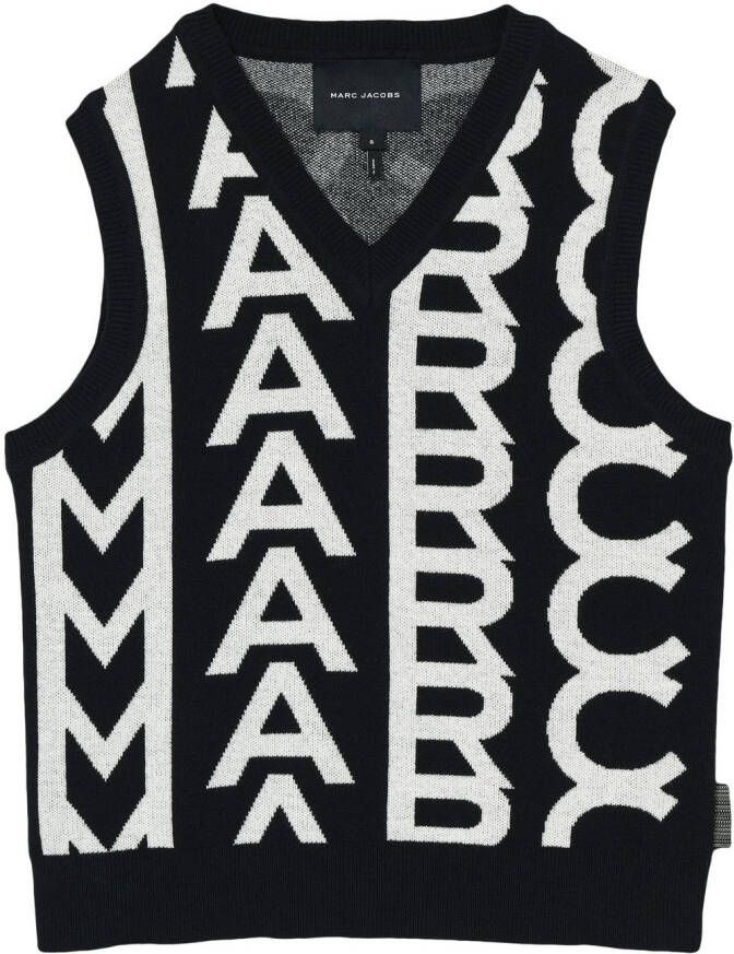 Marc Jacobs Hemd met monogram Zwart