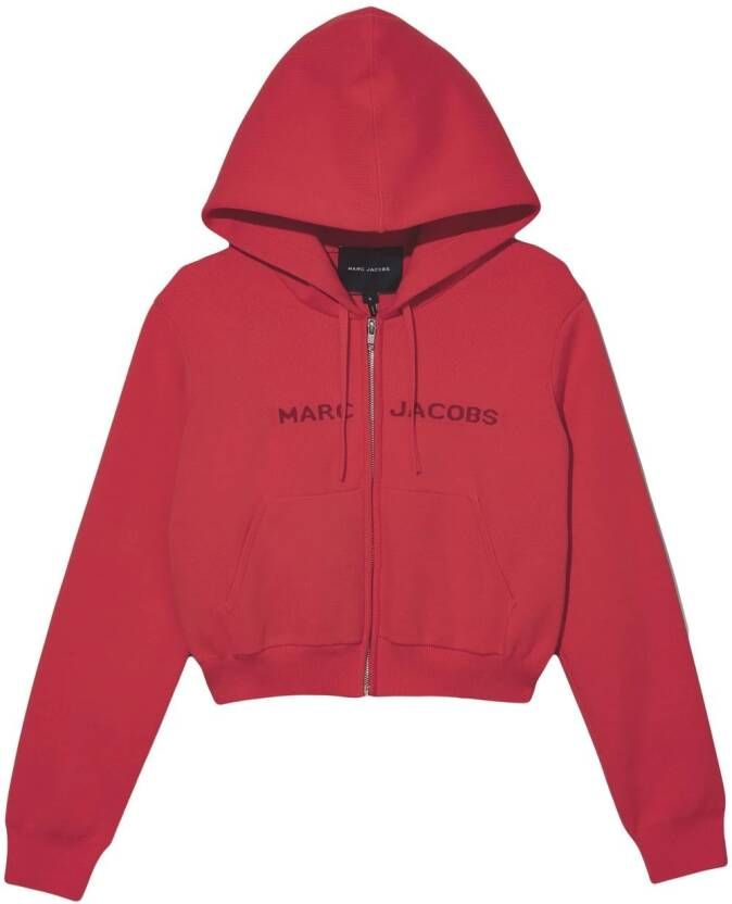 Marc Jacobs Hoodie met rits Rood