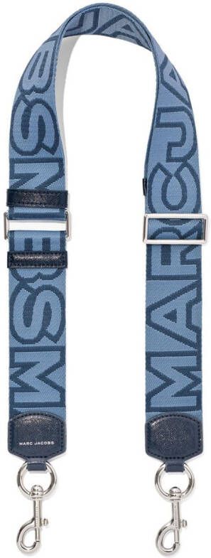 Marc Jacobs The Strap' band met logo patroon Blauw