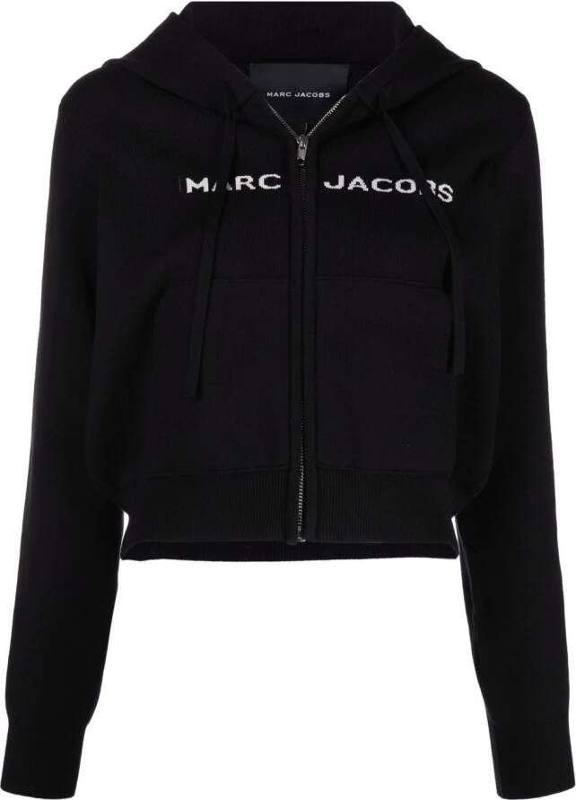 Marc Jacobs Intarsia hoodie Zwart