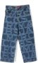Marc Jacobs Kids Jeans met logoprint Blauw - Thumbnail 1