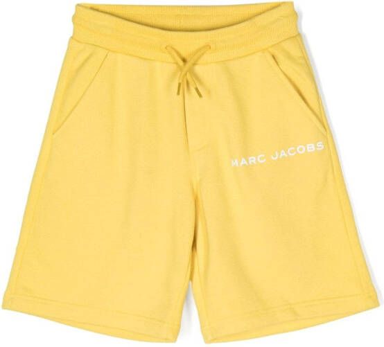 Marc Jacobs Kids Shorts met logoprint Geel
