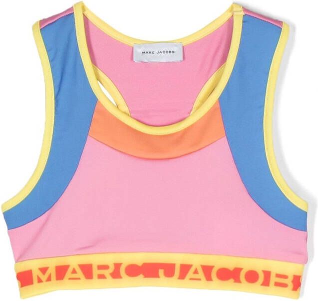 Marc Jacobs Kids Cropped onderhemd Roze