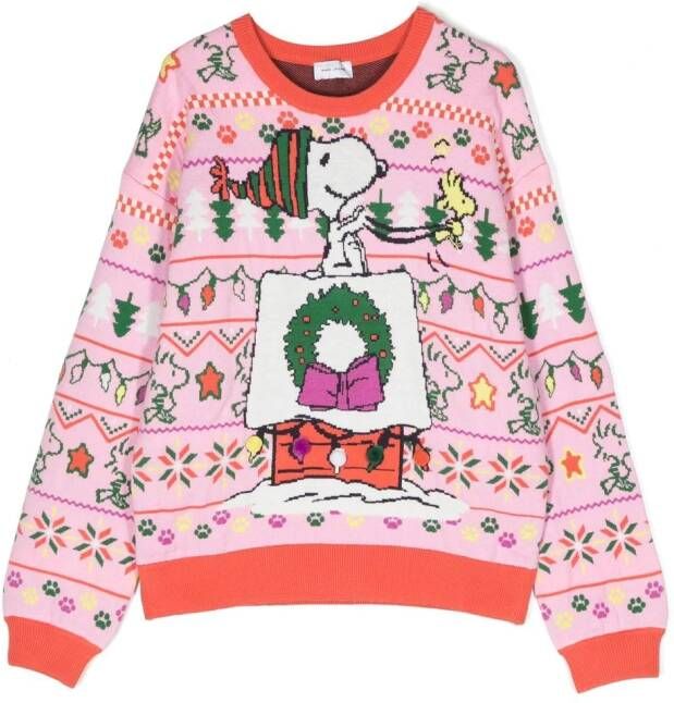 Marc Jacobs Kids Intarsia trui Roze