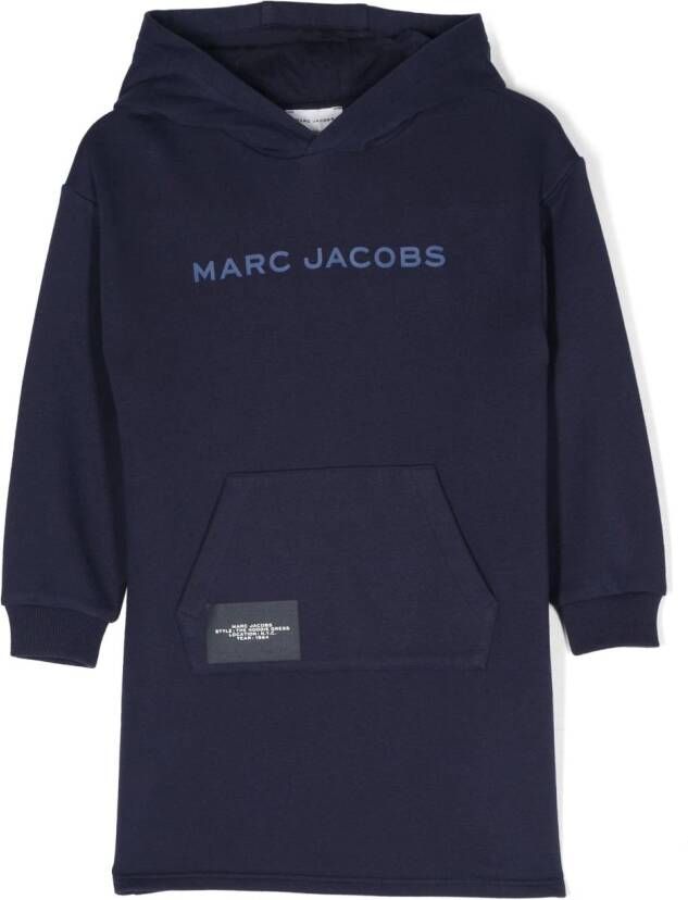 Marc Jacobs Kids Jurk met logoprint Blauw