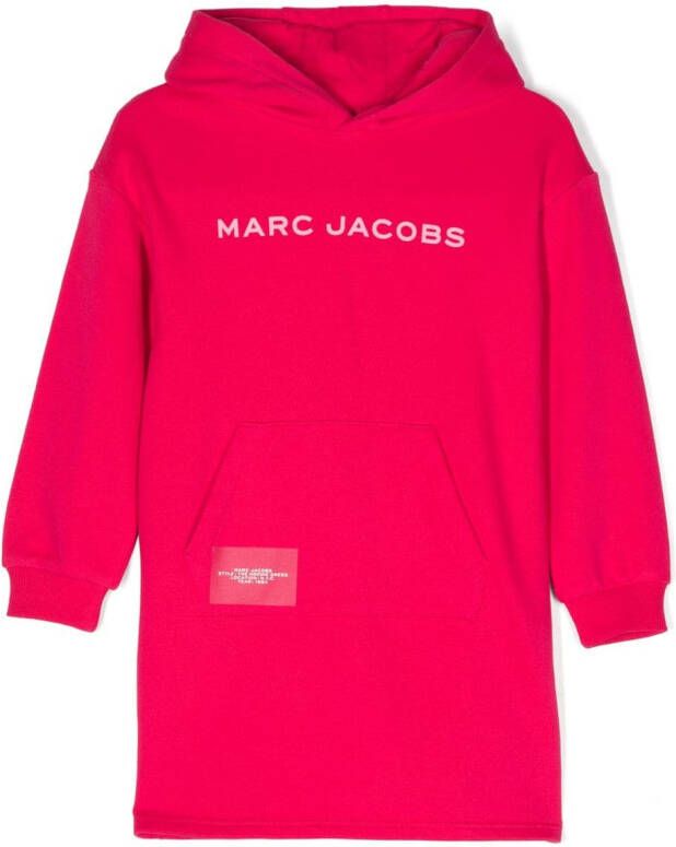 Marc Jacobs Kids Jurk met logoprint Roze