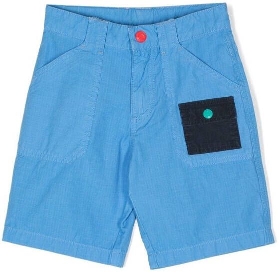 Marc Jacobs Kids Katoenen bermuda shorts Blauw