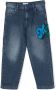 Marc Jacobs Kids Jeans met geborduurd logo Blauw - Thumbnail 1
