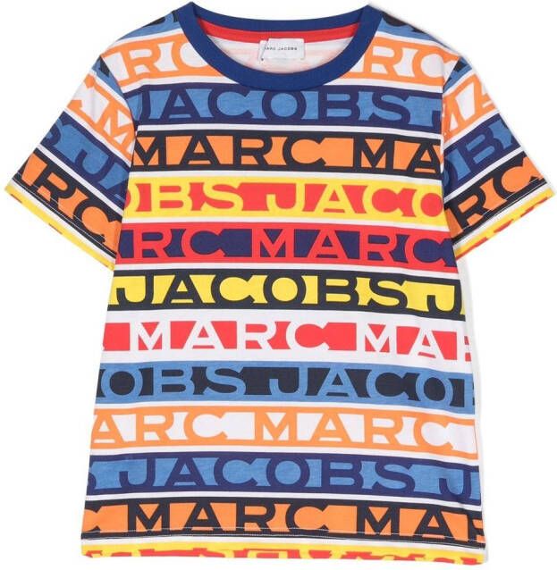 Marc Jacobs Kids T-shirt met logo Blauw
