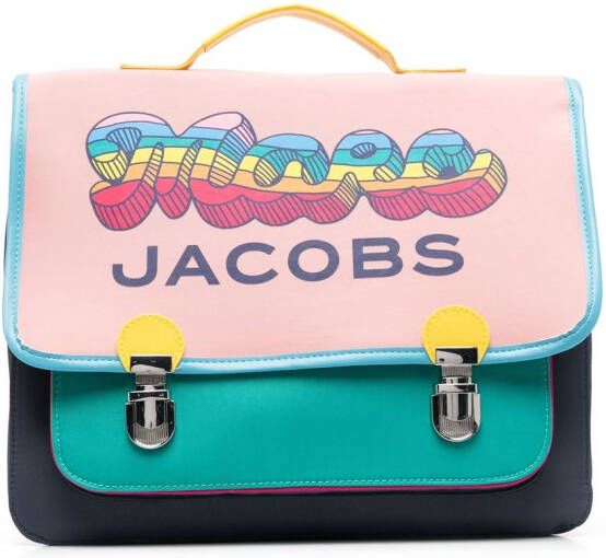 Marc Jacobs Kids Rugzak met logoprint Roze