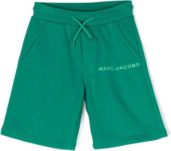 Marc Jacobs Kids Shorts met logoprint Groen