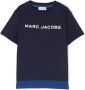 Marc Jacobs Kids T-shirt met logoprint Blauw - Thumbnail 1