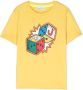 Marc Jacobs Kids T-shirt met logoprint Geel - Thumbnail 1