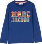 Marc Jacobs Kids T-shirt met logoprint Blauw - Thumbnail 1