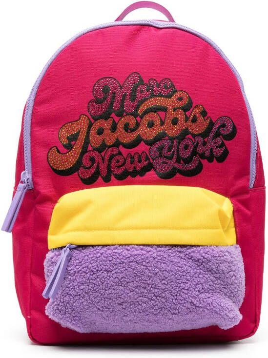 Marc Jacobs Kids Rugzak met logo Roze