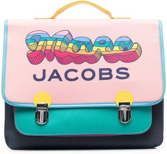 Marc Jacobs Kids Rugzak met logoprint Roze