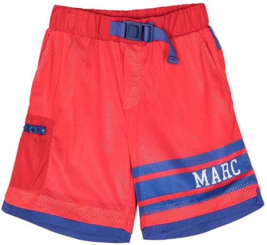 Marc Jacobs Kids Shorts met logoprint Rood