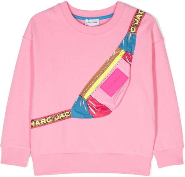 Marc Jacobs Kids Sweater met patch Roze