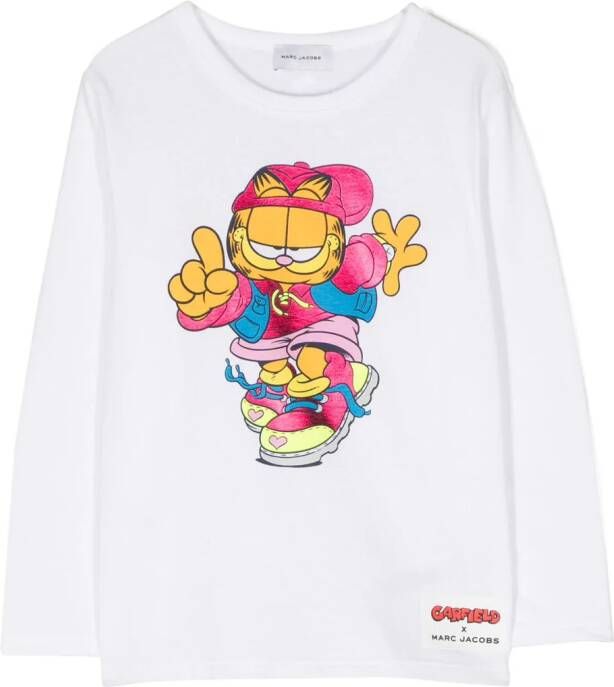 Marc Jacobs Kids T-shirt met lange mouwen Wit