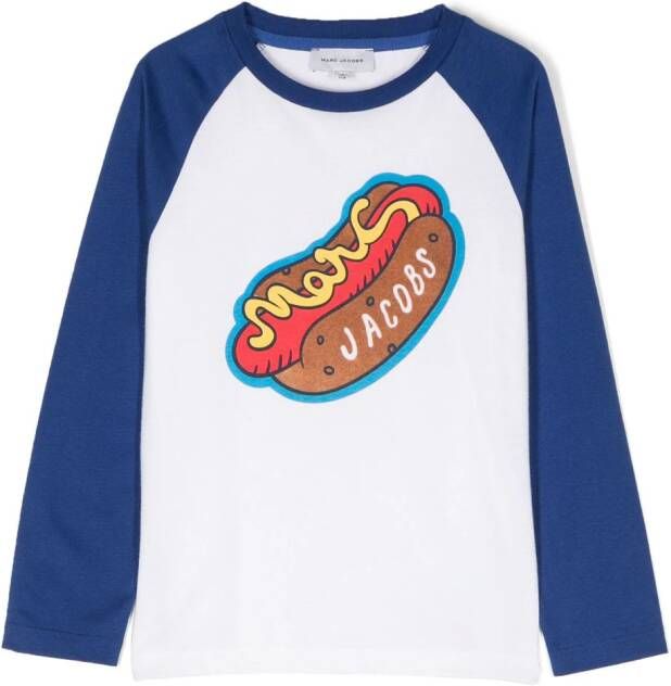 Marc Jacobs Kids T-shirt met print Wit