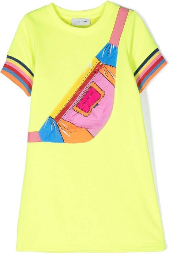 Marc Jacobs Kids T-shirtjurk met korte mouwen Groen
