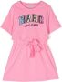 Marc Jacobs Kids T-shirtjurk met logoprint Roze - Thumbnail 1