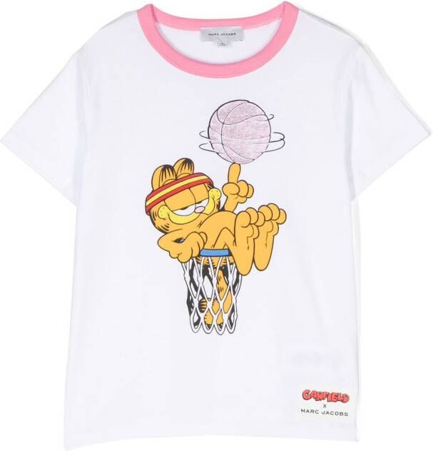 Marc Jacobs Kids x Garfield T-shirt met print Wit