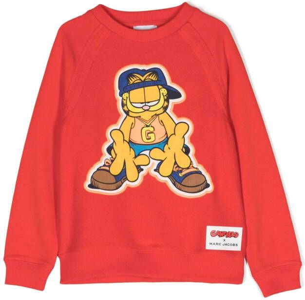Marc Jacobs Kids x Garfield sweater met ronde hals Rood