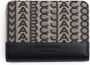 Marc Jacobs The Mini Compact portemonnee met logoprint Beige - Thumbnail 1
