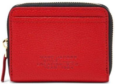 Marc Jacobs Portemonnee met logo Rood Dames