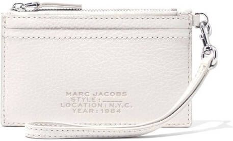 Marc Jacobs The Top Zip Wristlet portemonnee met polsband Wit