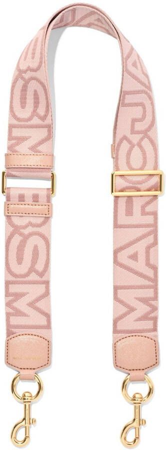 Marc Jacobs The Strap' band met logo patroon Roze