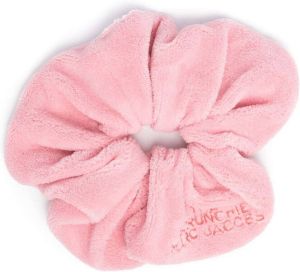 Marc Jacobs Scrunchie met geborduurd logo Roze