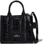 Marc Jacobs Satchels The Croc Embossed Micro Tote in zwart - Thumbnail 2