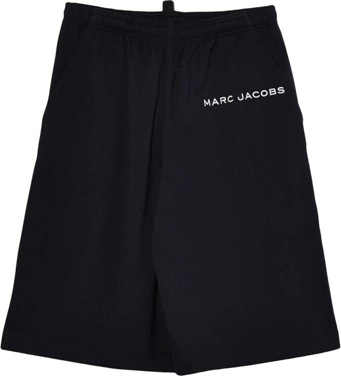 Marc Jacobs Shorts met geborduurd logo Zwart